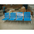 (D-8) Plastic-Sprayed Waiting Chair with Punched Steel Plate